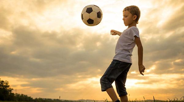 Kid playing